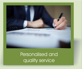 Personalised and quality service